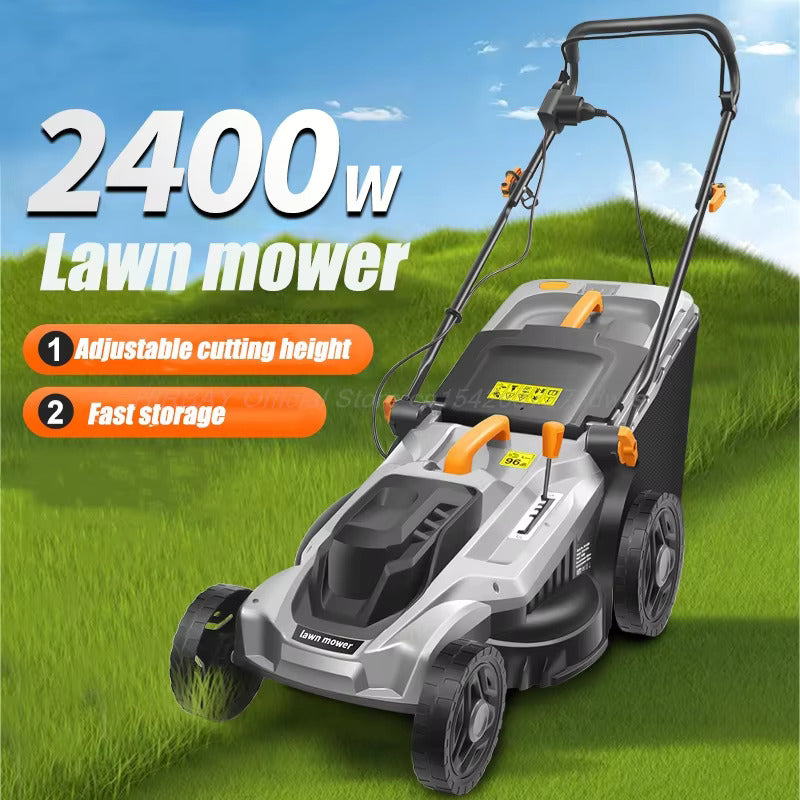 Hand Push Grass Cutting Electric Lawn Mower